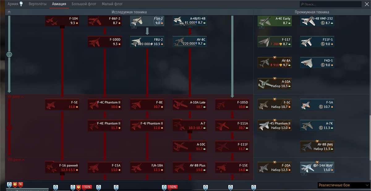 продажа аккаунта к игре War Thunder